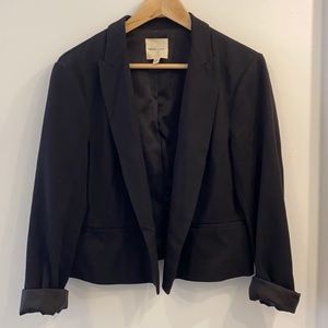 Cropped Black Blazer